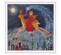 RTO counted cross stitch kit "Starry Blizzard", 30x30cm, DIY