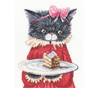 RTO counted cross stitch kit "There were cats. I bring Happiness", 15,5x21cm, DI