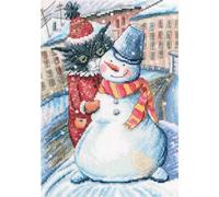 RTO counted cross stitch kit "There were cats. I make the world more beautiful",