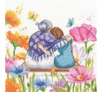 RTO counted cross stitch kit "When you are by my side, Granny", 22,5x22cm, DIY