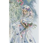 RTO Cross Stitch Embroidery Kits for Adults Female Image - Tree Nymph 29x42cm/11.4x16.5 14CT