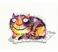 RTO Cross Stitch Embroidery Kits for Adults Humor, Animals - Home Joy 20x13.5cm/7.9x5.3 16CT