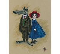 RTO Cross Stitch Embroidery Kits for Adults Kids - Fascinating World of Theatre 21.5x26.5cm/8.5x10.4 16CT