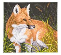 RTO Fox Collection D'Art Stamped Cross Stitch Kit, 41 x 41cm