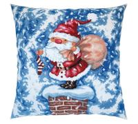 RTO Counted Cross Stitch kit Cushion Good Winter Story, 40x40cm, DIY