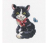RTO H232 Cracking Charlie Cross Stitch Kit, Cotton, Multi-Colour, 8 x 8 cm