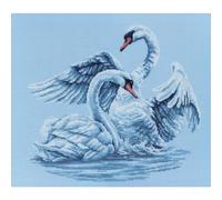 RTO Swan Fidelity Counted Cross Stitch Kit-15-3/4 X13-3/4 14 Count