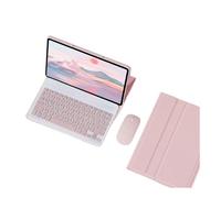 RTQAZWSXE Jiaxu Detachable Magnetic Keyboard Protective Cover Suitable for Huawei MatePad SE-11 inch 2024/2025(Pink+keyboard+mouse)