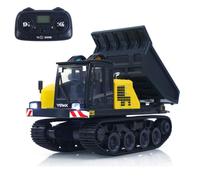 RTR Electric RC Crawler Dump Truck - Construction Vehicle with Lights and Sounds - Finished Model for Adults