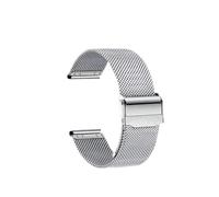 RTRCAGAKM 12 14 16 18mm 20mm 22mm Stainless Steel Watchband Mesh Watch Strap Men Women Black Rose Gold Fit For Casio Fit For Timex Fit For Tissot(Silver,12mm)