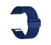 RTRCAGAKM 12 14 16 18mm 20mm 22mm Stainless Steel Watchband Mesh Watch Strap Men Women Black Rose Gold Fit For Casio Fit For Timex Fit For Tissot(Blue,19mm)