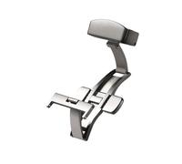 RTRCAGAKM 18mm 20mm Butterfly Buckle 316L Stainless Steel Watch Clasp Leather Strap Buckle(Buckle Width 22mm)
