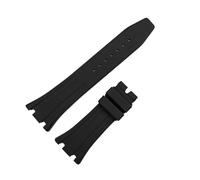 RTRCAGAKM 27mm Silicone Bracelet Fit For Royal Oak Fit For AP GA2100 Watch Band(Black-no buckle)