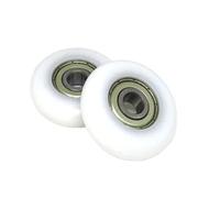 RTRCAGAKM 4pcs 8 mm Bore 40 mm Diameter Rowing Machine Seat Rollers 8x40x10 mm BSR62840-10 POM Coated Round Rower Wheel Spherical Pulley