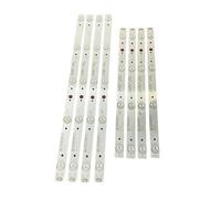 RTRCAGAKM 8pcs/set LED Strip For 43UG620V 43UJ620V 43UJ6200 Fit For CRH-A4330300104L6CNRev1.0 Fit For CRH-A4330300105R6CNRev1.0 A4330300105R74CREV1.0
