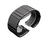 RTRCAGAKM Ceramic WatchBand Replacement Fit For Rado Fit For DIAMASTER Series Black Watch Chain Men's 27mm 35mm Watch Strap Bracelet(35mm)