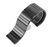 RTRCAGAKM Ceramic WatchBand Replacement Fit For Rado Fit For DIAMASTER Series Black Watch Chain Men's 27mm 35mm Watch Strap(27mm)