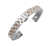 RTRCAGAKM Fit For Armani Small Size Steel Watch Band Fit For DW Fit For Longines Fit For CK Mesh Band 6 8 10mm(8mm,Silver)