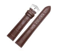 RTRCAGAKM Leather Watch Strap Fit For PP Fit For Patek Fit For Philippe Fit For Grenade 5167Ax 20mm 21mm 22mm Bracelet Men's Women Watchband Chain(Brown-silver-01,21mm)