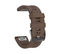 RTRCAGAKM Silicone Watch Band Fit For Garmin Instinct 2X Fit For Solar 26 22 Strap Fit For Garmin Instinct 2 Watchband Bracelet Accessories(Brown,22)