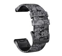 RTRCAGAKM Sports Camouflage Silicone Strap Fit For Garmin Fit for Fenix 7 7X Pro Solar Watch Band Fit For Epix Pro (Gen 2) 47mm 51mm Bracelet Accessories(Digital,Epix Pro Gen 2 51mm)