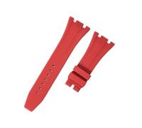 RTRCAGAKM Watch Strap Fit For Audemars Fit For Piguet Fit For Royal Oak 15400/15510/15703 Rubber Bracelet(Red no clasp,30mm)