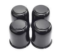 RTrhinoTuning 4PCS 3.19" Hub 3.78" H Push Through Center Caps for Trailers Trucks Wheel Rims