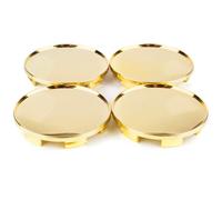 RTRHINOTUNING 4pcs 68mm(2.6in)/61.5mm(2.42in) Wheel Center Caps Golden Base for RS5 CDR9 FD05 XXR 557 STR Replica 20" Wheels