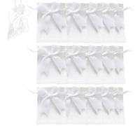 RTRTGS 15 Pcs Organza Bags Small Fabric Pouches Gift Bags Wedding Jewelry Festival Party Wedding Satin Cord (10 x 15cm)