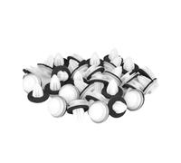 RTRTGS 50 Pcs Universal Vehicle Fastener Plastic Rivet Clips Car Trim Panels Door Fasteners Compatible with E34 E36 E38 E39 E46 M3 M5 Z3 X5