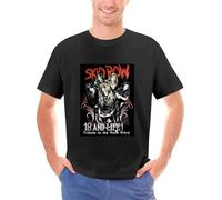 RTRTRwtuW 18-And-Life-Skid-Row-Vintage-Shirt-Skid-Row-Rock-N-Roll-80s-Music-Shirt-Skid Black