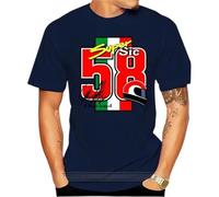 RTRTRwtuW Men-T-shirt-Marco-Simoncelli-Super-Sic-58-Black-funny-t-shirt-novelty-tshirt-women-fashion