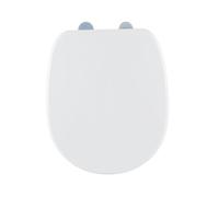 RTS Compact Oval 360 Toilet Seat, White, Duroplast, Soft Close, Quick Release, 370mm Width