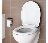Rts Oval 360mm Width Top Fix Slow Close Quick Release Toilet Seat