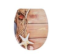 Rts Seaside Thermoplastic Top Fix Soft Close Quick Release Toilet Seat