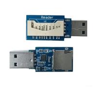 RTS5170 Card Reader for Realtek Chip, EMMC EMCP Boot Tool Supporting For SD TF Cards, Requires Driver Installation, Compact ABS Design for Data(Welding)