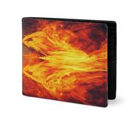 RTSEBVN Cute Wallet Twill Leather Card Holder Fashio Fire Vs Ice Art Printing Small Wallet Suitable For Daily Travel, style, One Size, Twill Leather Wallet