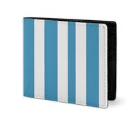 RTSEBVN Cute Wallet Twill Leather Card Holder Fashio Striped Seamless Pattern Printing Small Wallet Suitable For Daily Travel, style, One Size, Twill Leather Wallet