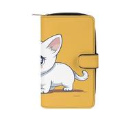 RTSEBVN Leather Wallet Multifunction Long Wallet Fashion Illustration Style Printing Leather Purse with For Women And Men, style, 19.7x11x3.5cm, Leather Wallet