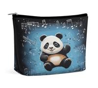 RTSEBVN Makeup Bags Cute Toiletry Bag Large Capacity Animal Dancing on Musical Notes Printing Cosmetic Bags For Women, style, One Size, Makeup Bags