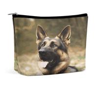 RTSEBVN Makeup Bags Cute Toiletry Bag Large Capacity Animal German Shepherd Printing Cosmetic Bags For Women, style, One Size, Makeup Bags