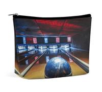 RTSEBVN Makeup Bags Cute Toiletry Bag Large Capacity Bowling Printing Cosmetic Bags For Women, style, One Size, Makeup Bags