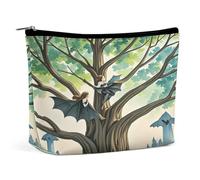 RTSEBVN Makeup Bags Cute Toiletry Bag Large Capacity Fairy on The Bat Printing Cosmetic Bags For Women, style, One Size, Makeup Bags