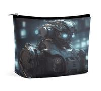 RTSEBVN Makeup Bags Cute Toiletry Bag Large Capacity Future Robot Printing Cosmetic Bags For Women, style, One Size, Makeup Bags