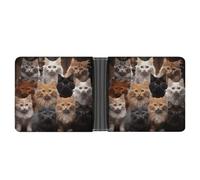 RTSEBVN Slim Credit Card Holder Personalized Leather Dusk Running Track Money Clip Gifts Wallet For Men Women, Pet home, One Size, Modern
