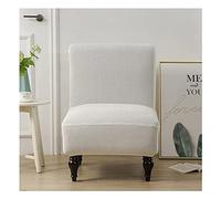 RTSFKFS 2 Pieces Armless Chair Cover Stretch Chair Slipcovers Single Sofa Chair Cover Solid Color Removable Washable Chair Protector Slipcover For Dining Room Office Wedding (Color : D, Size : 2PCS)