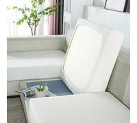 RTSFKFS Couch Cushion Slipcovers For Individual Couch Cushions Chaise L Shape Sofa Cushion Covers For 3/2 Cushion Couch Washable Furniture Protector Sofa Slipcover With Elastic Bottom