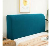 RTSFKFS Double/Single Bed Headboard Cover Velvet Padded Bed Headboard Slipcover Super King Size Small Bed Protector Slipcover for Bed Headboard Dustproof Decoration (Color : Blue, Size : 110cm/43in)