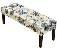 RTSFKFS Printing Rectangle Bench Cushion Cover Indoor Bench Seat Protector Cushion Slipcovers Chair Cover For Dining Room Stretch Bench Slipcover Living Room, Bedroom, Kitchen
