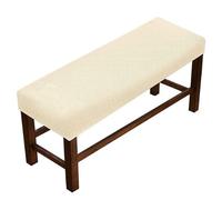 RTSFKFS Printing Rectangle Cushion Cover Indoor Seat Protector Slipcovers Chair Cover For Dining Room, Stretch Bench Slipcover Living Room, Bedroom, Kitchen